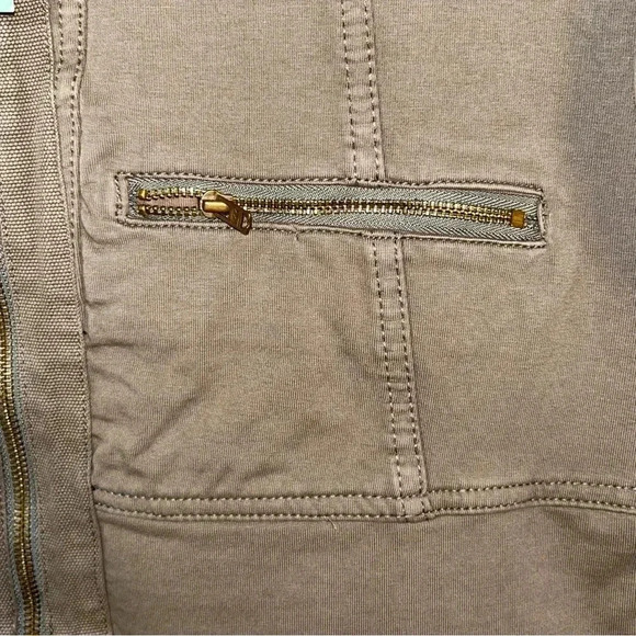 NEW Aventura Womens Small Harper Jacket Moto Zip Gunmetal Grayish Brown Taupe - Picture 11 of 14